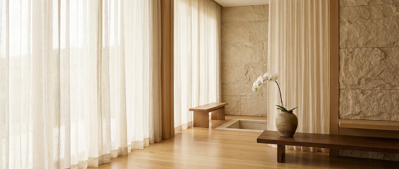 Serene spa interior